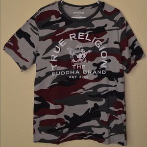 True religion camo T-shirt